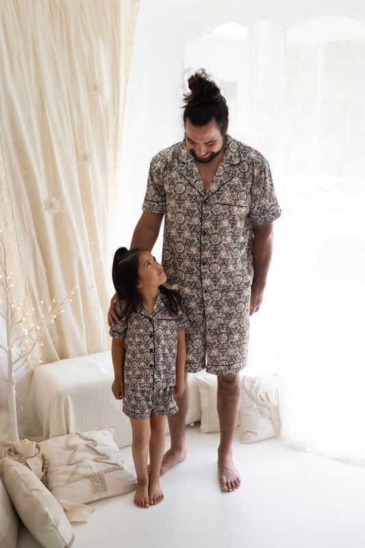 Men's Satin Pyjama Set