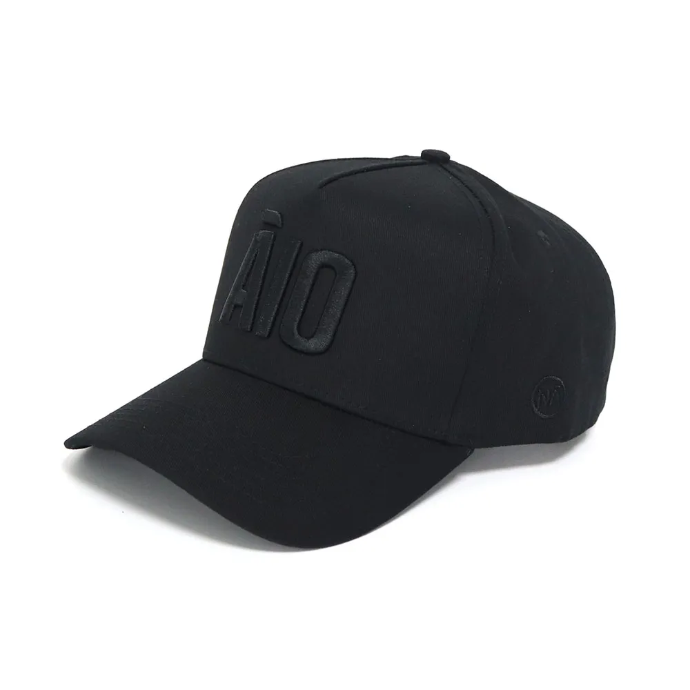 Āio Toddler Black on Black Baseball Cap