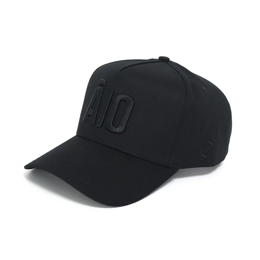 Āio Toddler Black on Black Baseball Cap